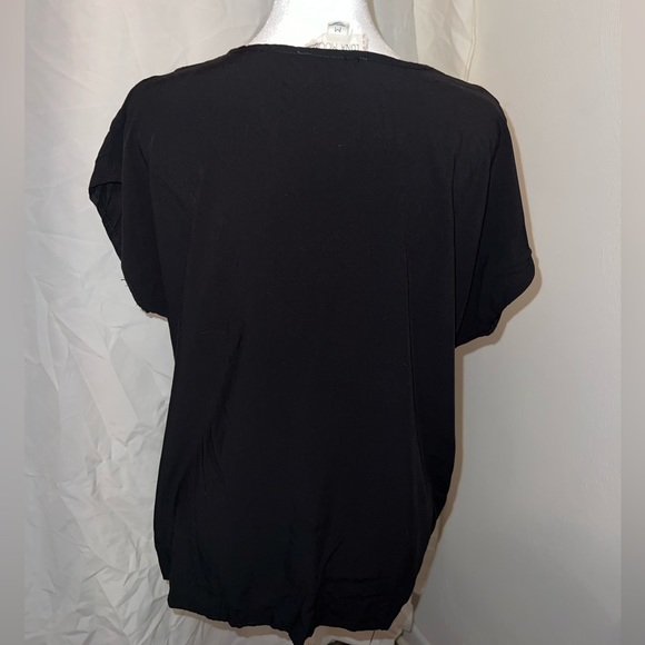 *LUNA MOON* Short Sleeve Embroidered Blouse SIZE Medium - Picture 4 of 4